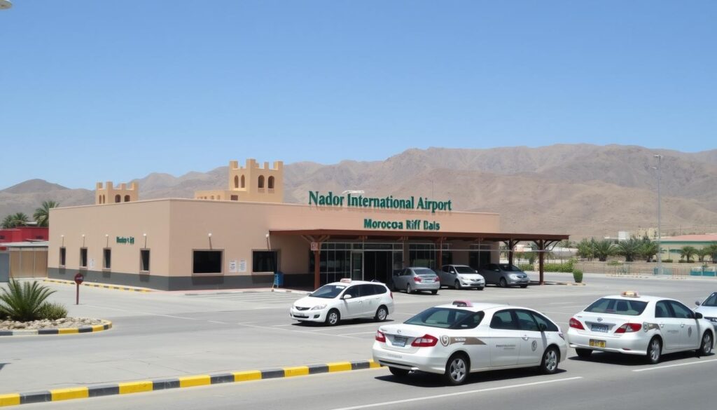 Exterior view of Nador International Airport in Morocco's northeastern region