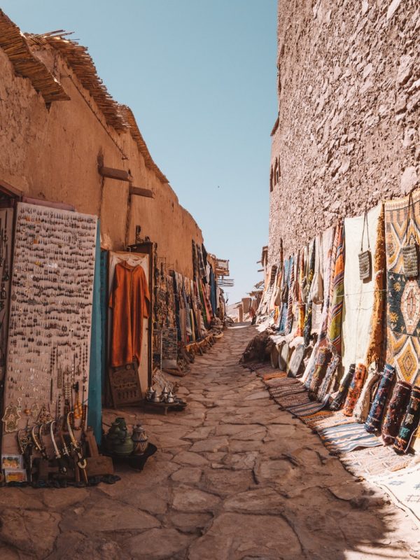 3-Days Marrakech to Merzouga Dunes Desert Tour with Camel Trek 1 pathway between houses